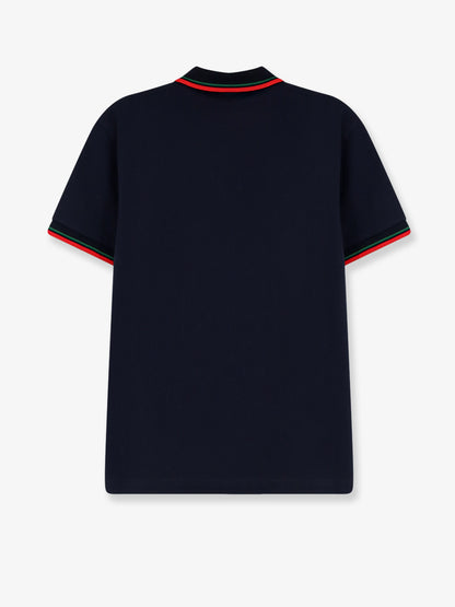 Cotton polo shirt with embroidered logo on the front thumbnail