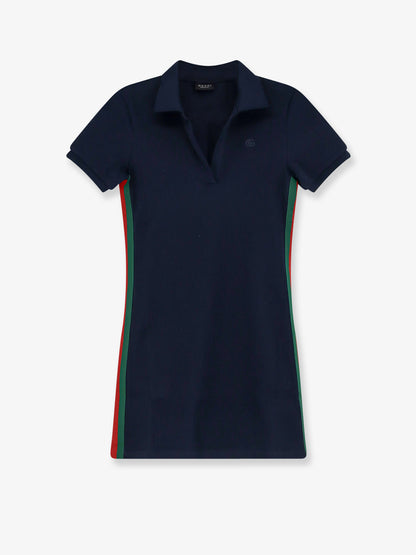 Ribbed cotton jersey dress with Web thumbnail