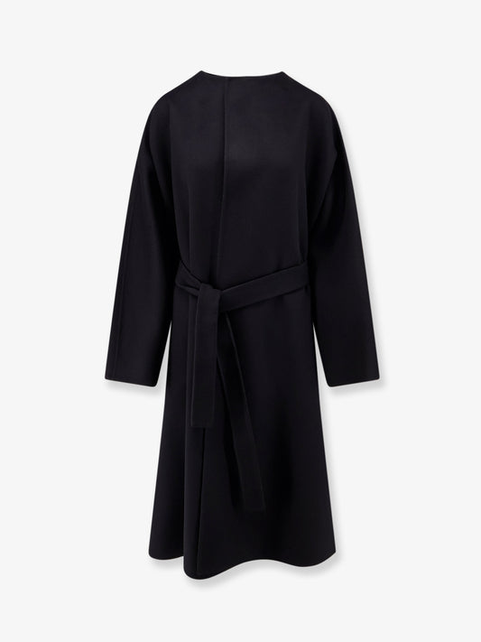 Wool and silk blend coat