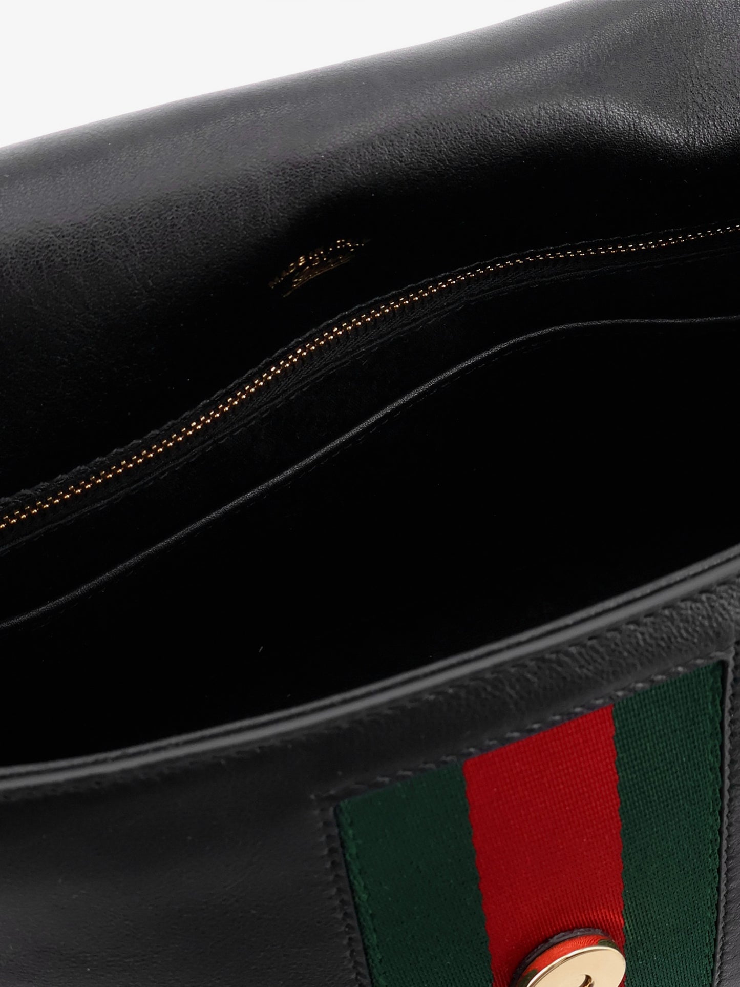 Paparazzo leather handbag with front Web detail