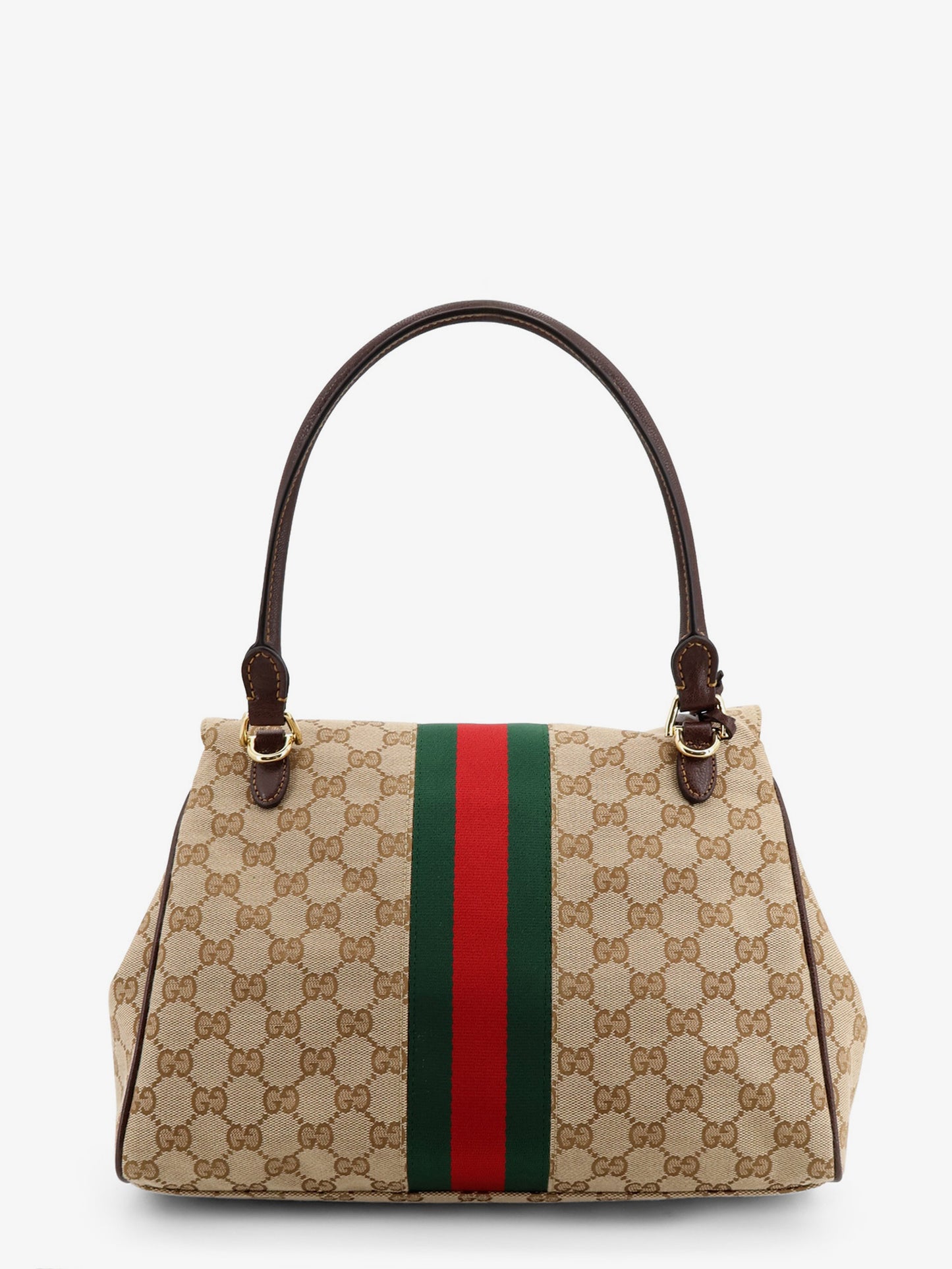 Paparazzo GG fabric handbag with Nastro Web detail