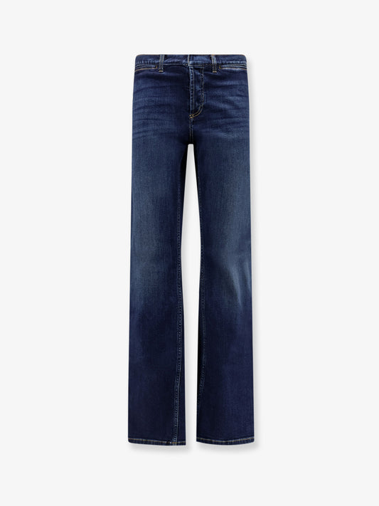 Blue denim jeans with Nastro Web profiles