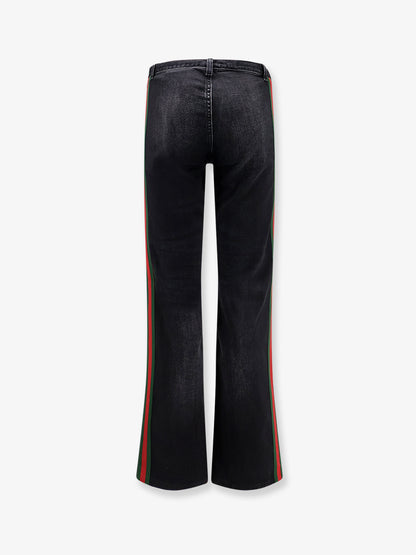 Blue denim jeans with Nastro Web profiles thumbnail