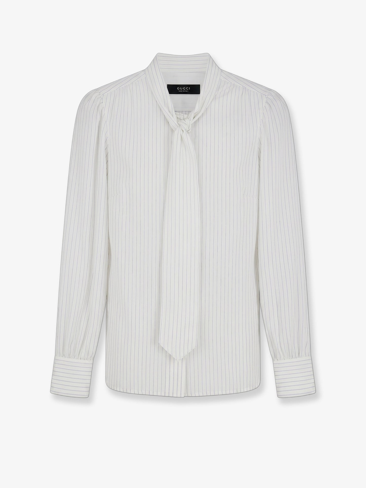 Striped silk shirt
