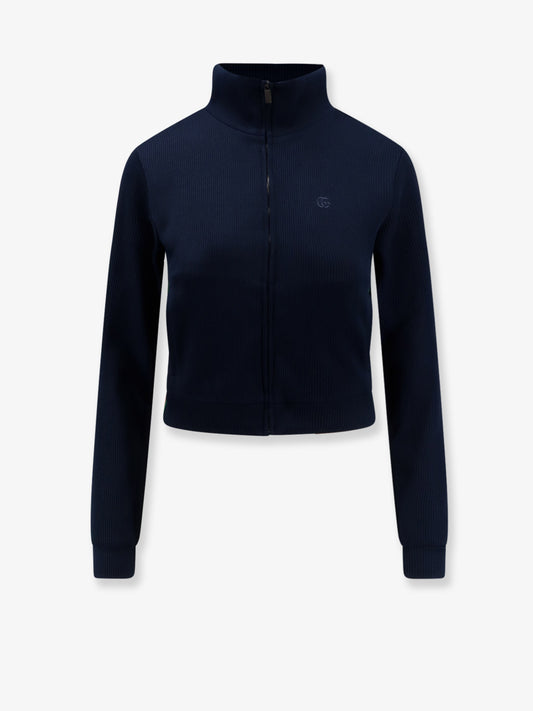 Lightweight ribbed cotton jersey sweatshirt