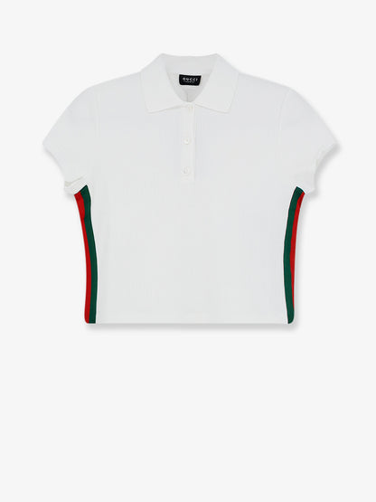 Ribbed cotton jersey polo shirt thumbnail