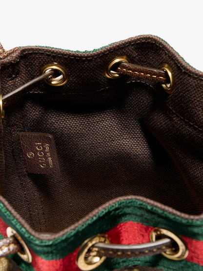 GG Supreme Fabric Mini Bucket Bag thumbnail