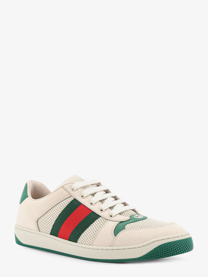 Screener mesh and leather sneakers with Nastro Web on the side thumbnail