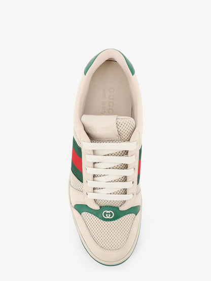 Screener mesh and leather sneakers with Nastro Web on the side thumbnail