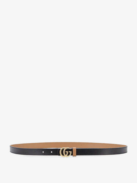 Reversible leather belt