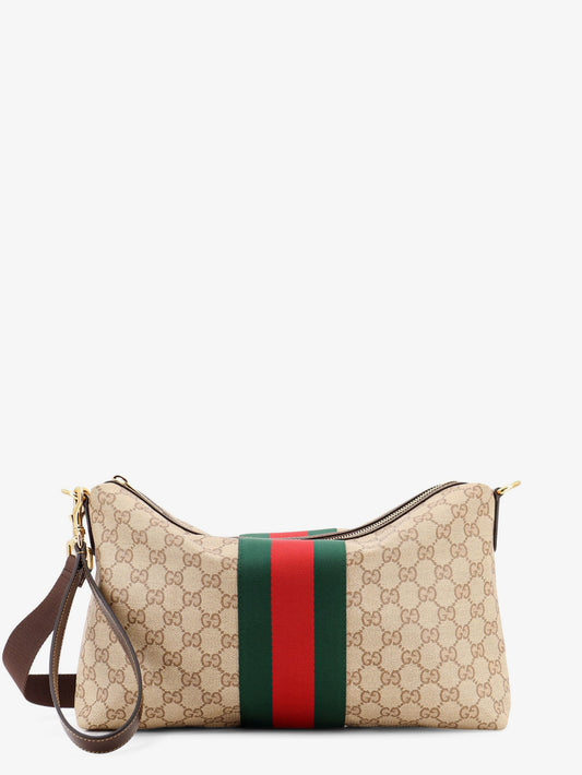 GG canvas crossbody bag with Nastro Web on the front