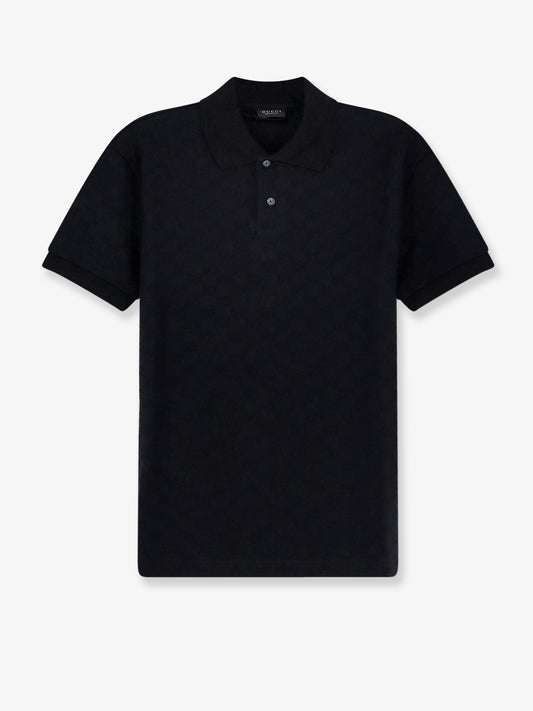 GG viscose blend polo shirt