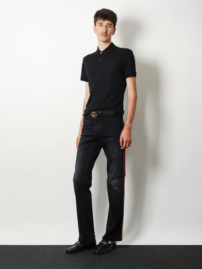 GG viscose blend polo shirt thumbnail