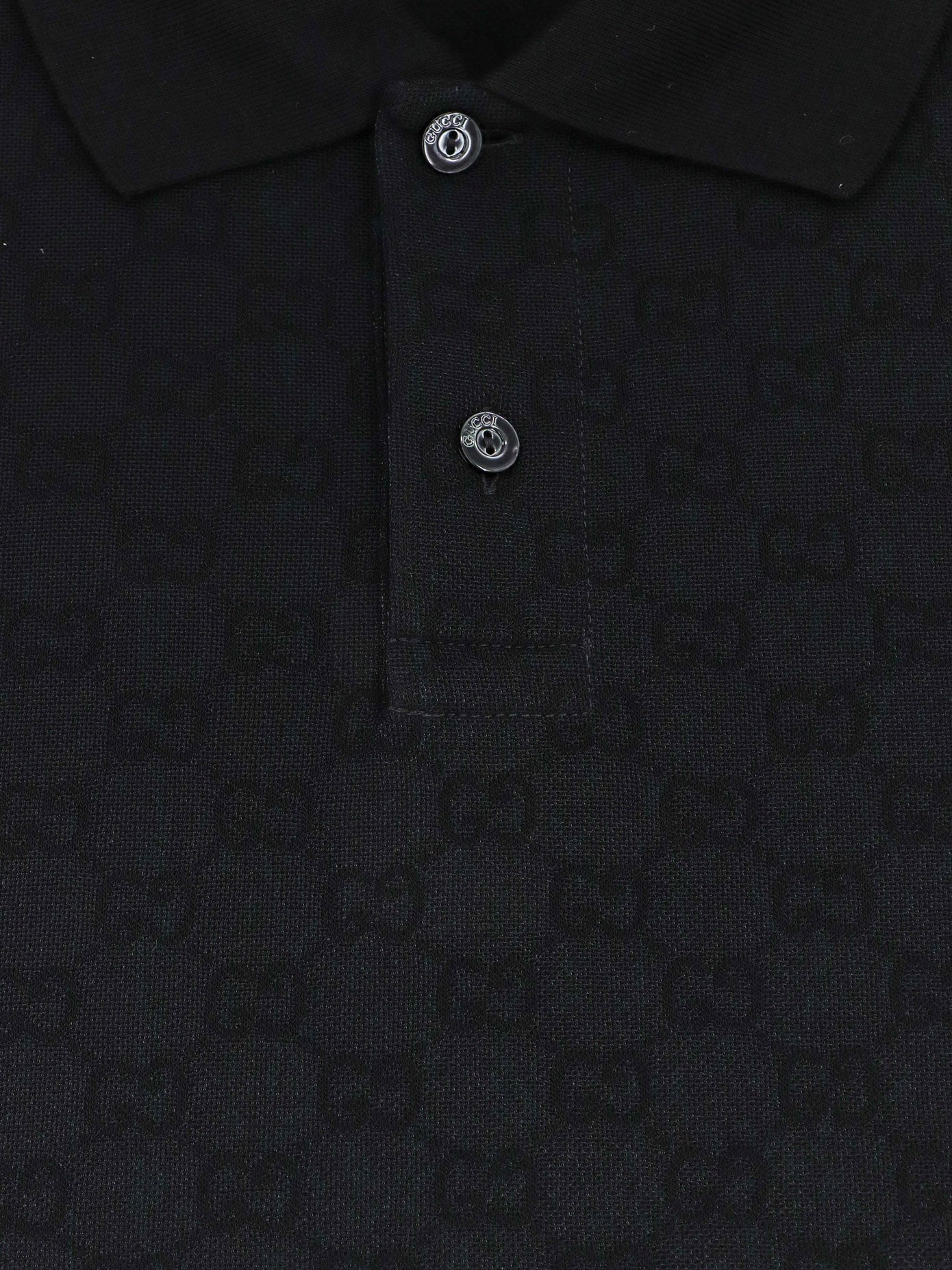GG viscose blend polo shirt