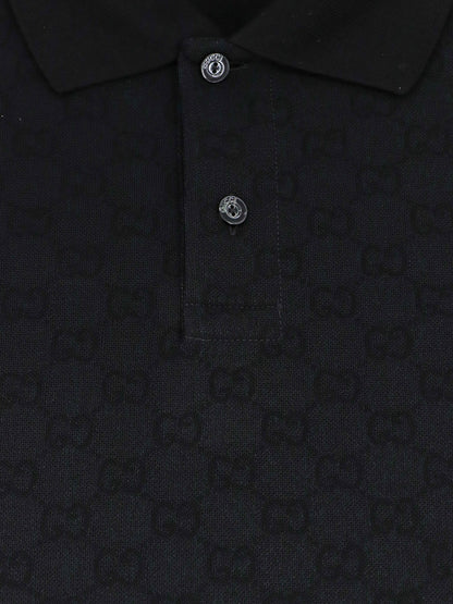 GG viscose blend polo shirt thumbnail