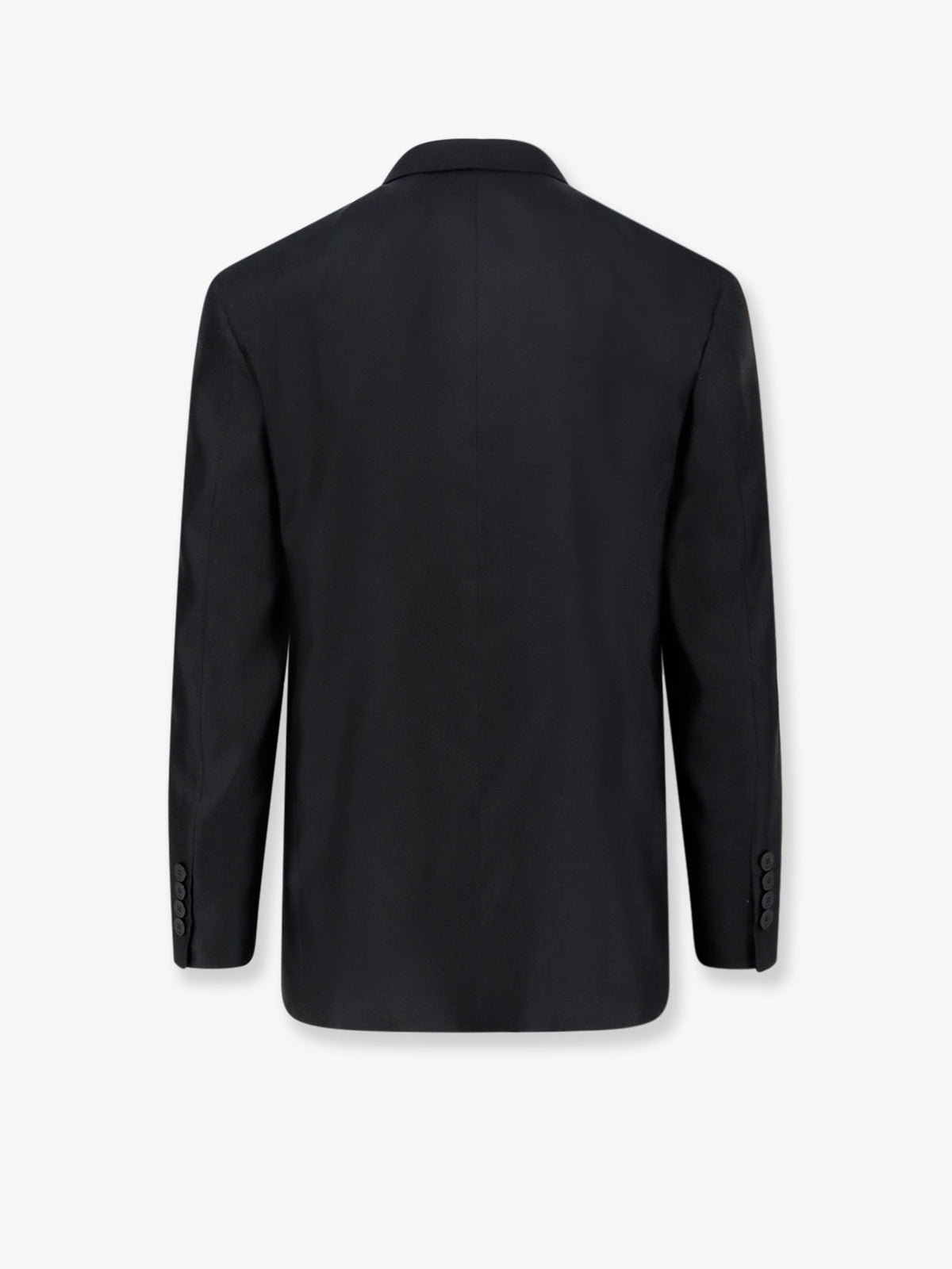 Single-breasted silk blazer