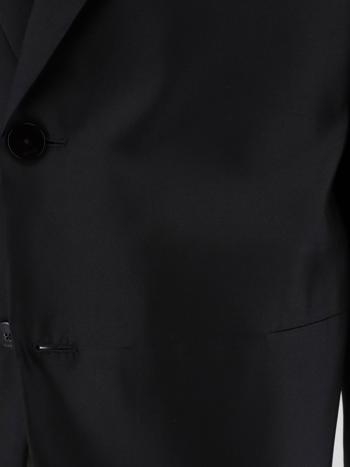 Single-breasted silk blazer
