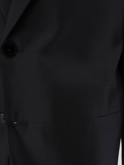 Single-breasted silk blazer thumbnail