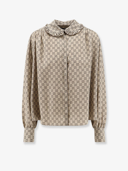 Gucci Primavera silk shirt with GG print thumbnail