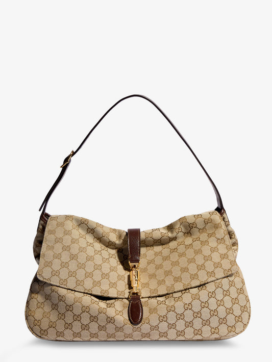 Borsa a spalla Jackie Flap in tessuto GG