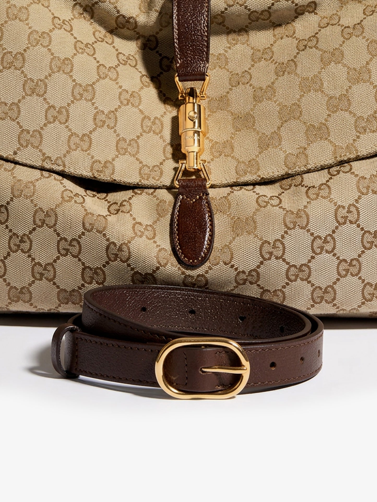 Jackie Flap GG canvas shouder bag