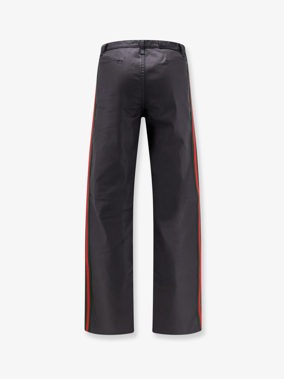 Cotton trousers with Web stripe
