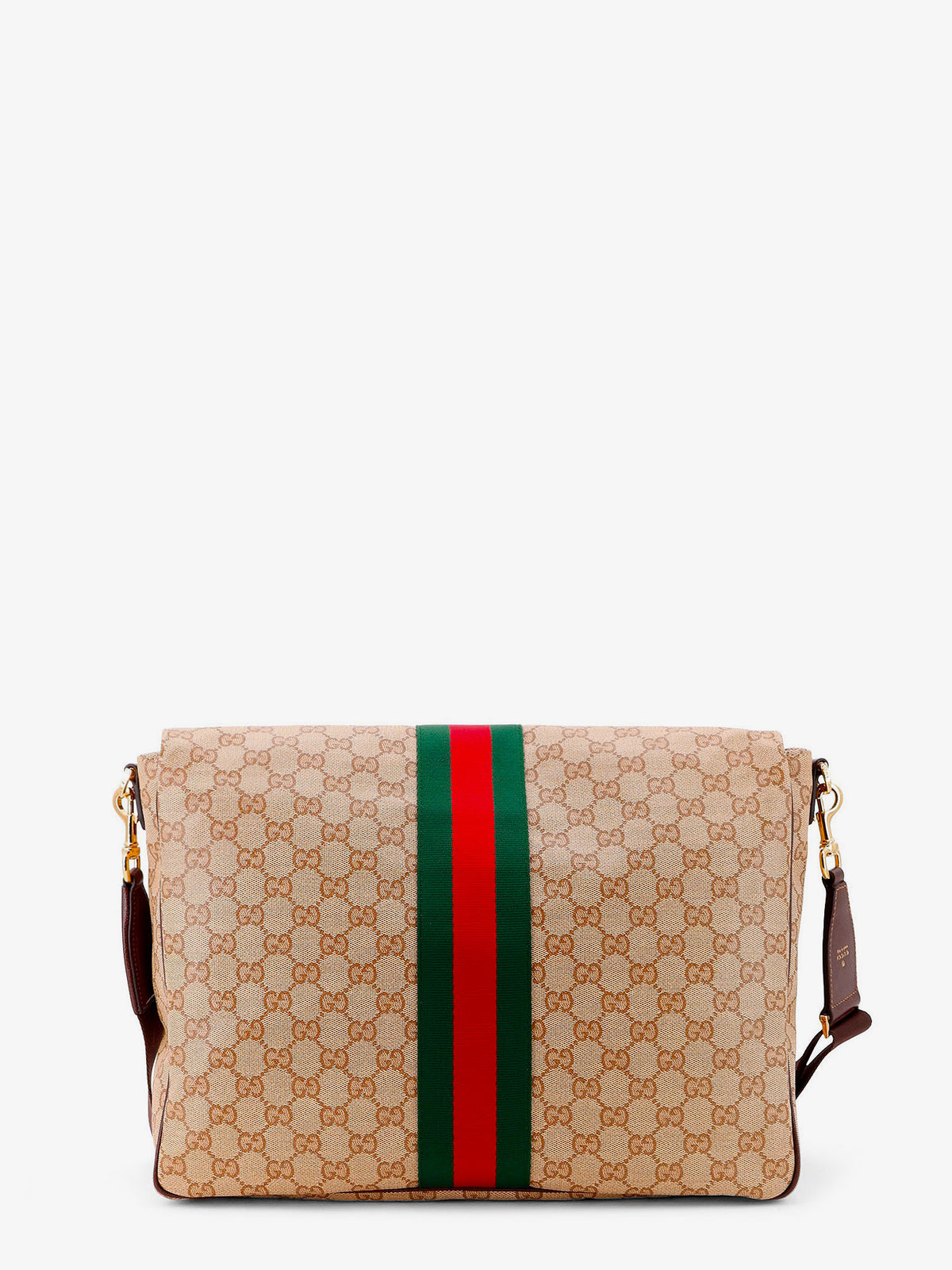 GG canvas crossbody bag with front Web detail