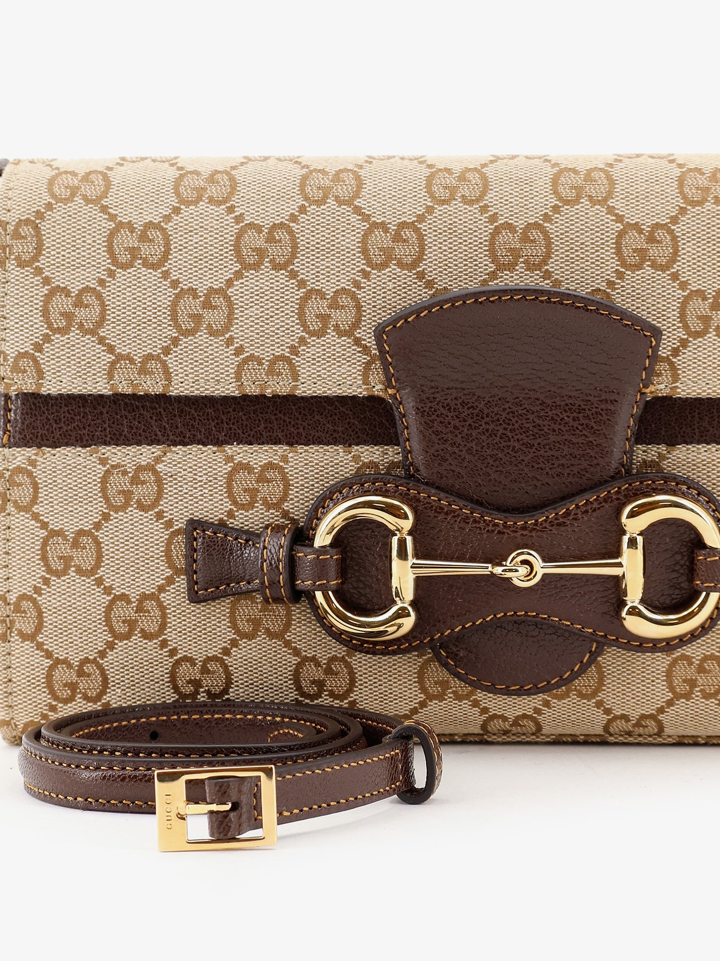 Borsa a spalla Ristretto in tessuto GG