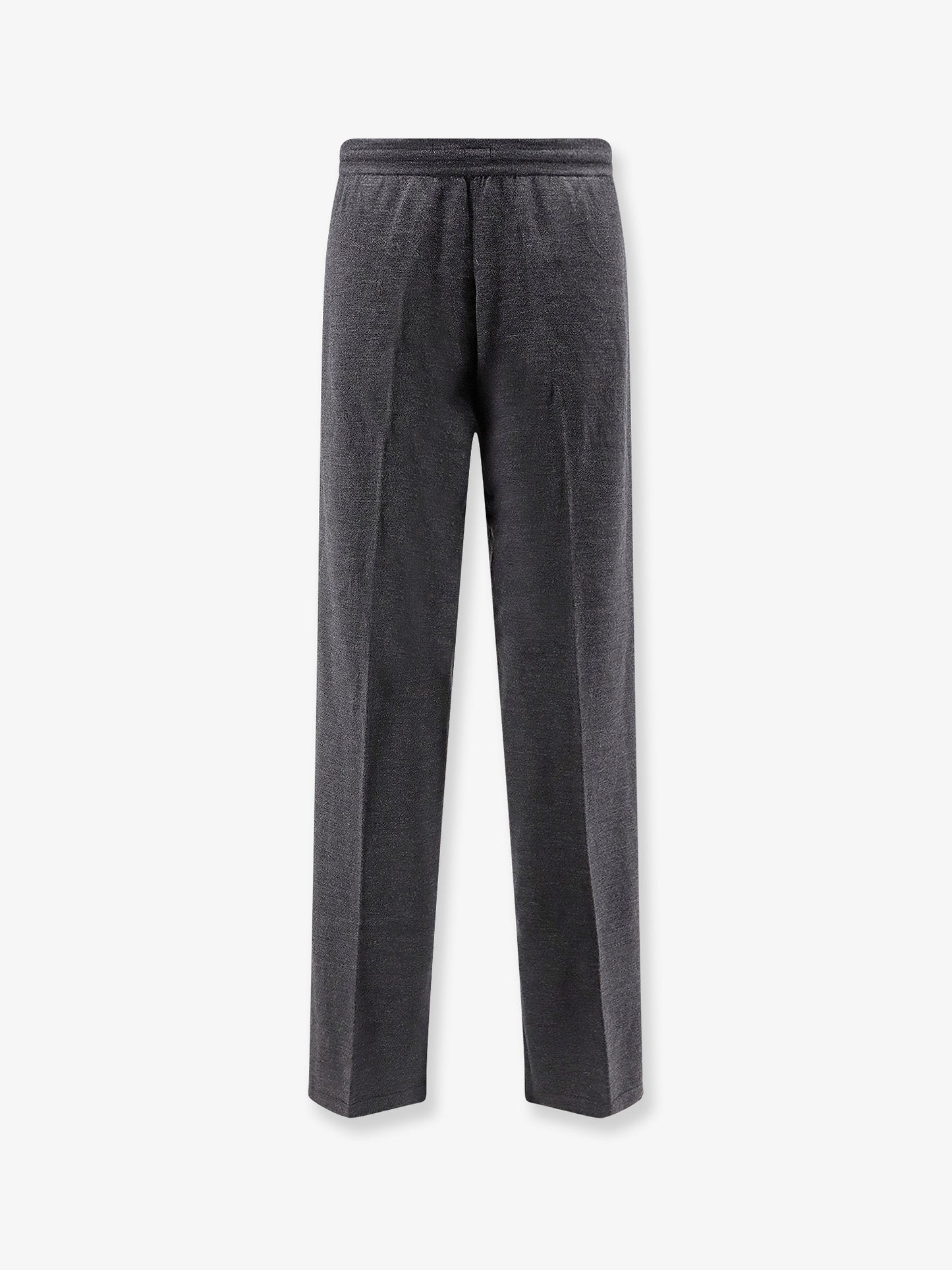 Wool leisure trousers with Web insert