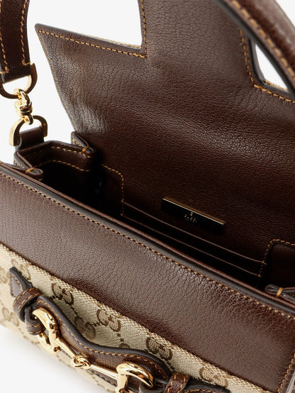 Horsebit Duomo GG canvas handbag thumbnail