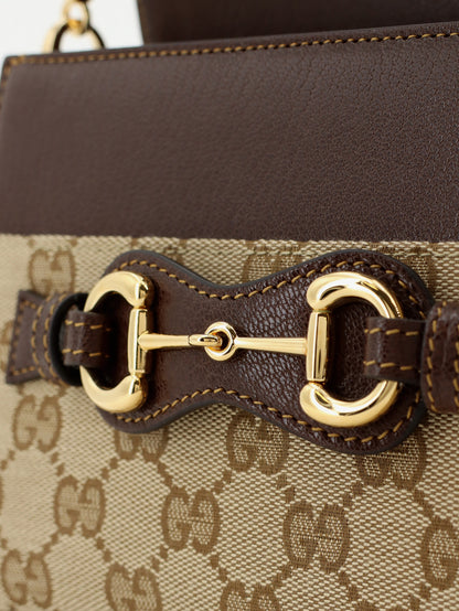 Horsebit Duomo GG canvas handbag thumbnail
