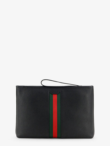 Portfolio grained leather clutch thumbnail