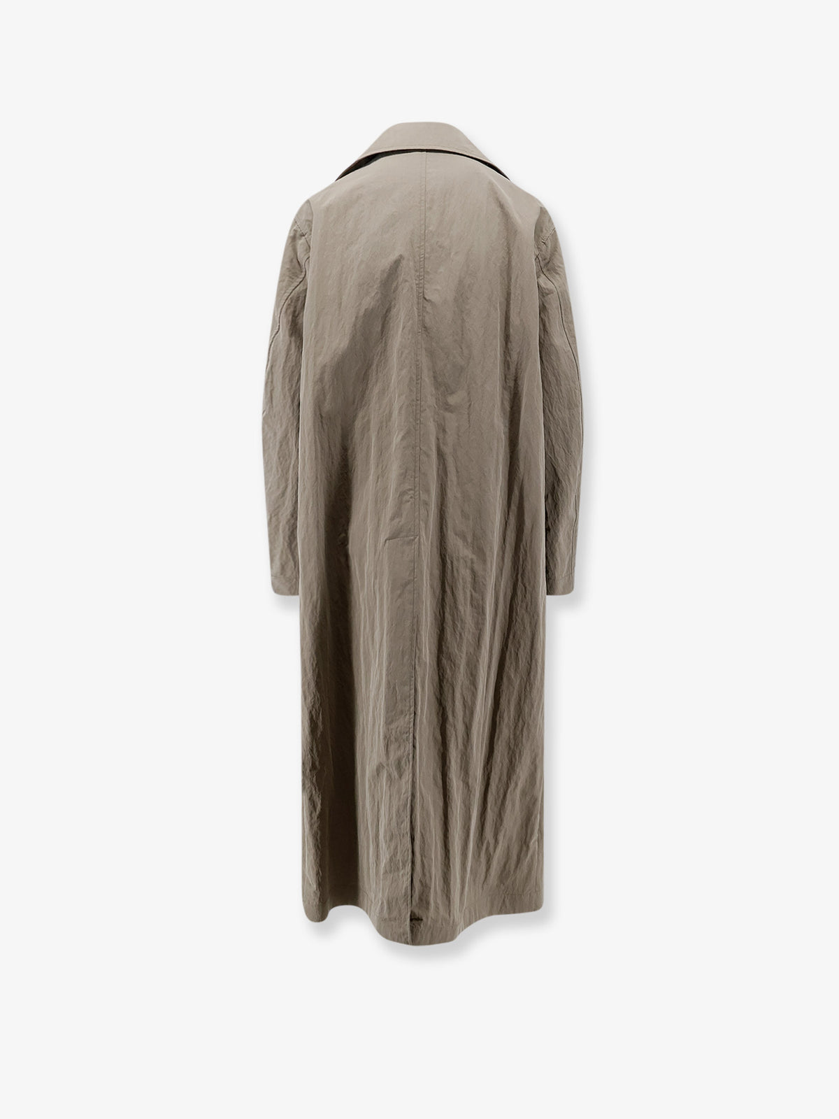 Faded nylon trench coat