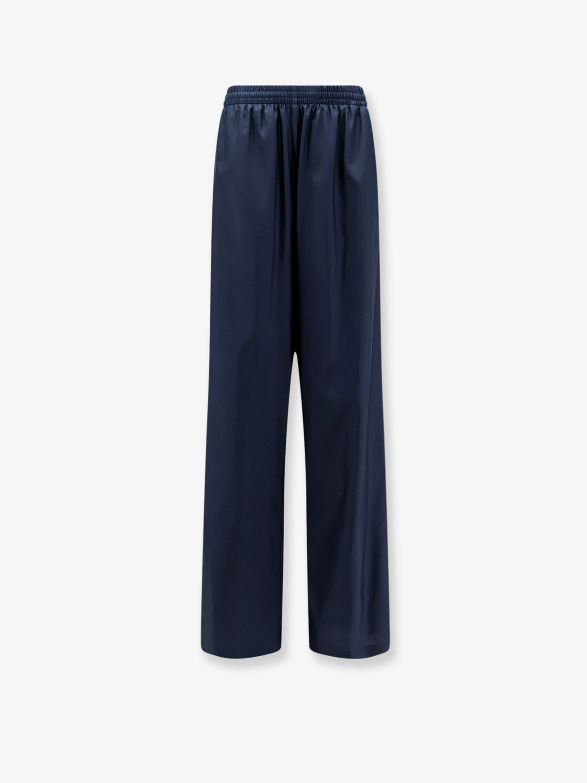Technical silk poplin trousers with Web ribbon