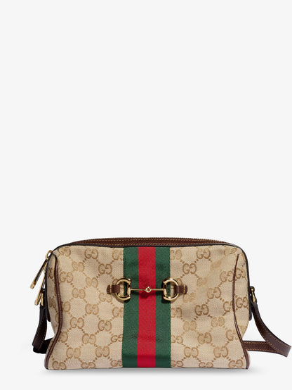 Camera bag GG fabric crossbody bag with metal Horsebit thumbnail