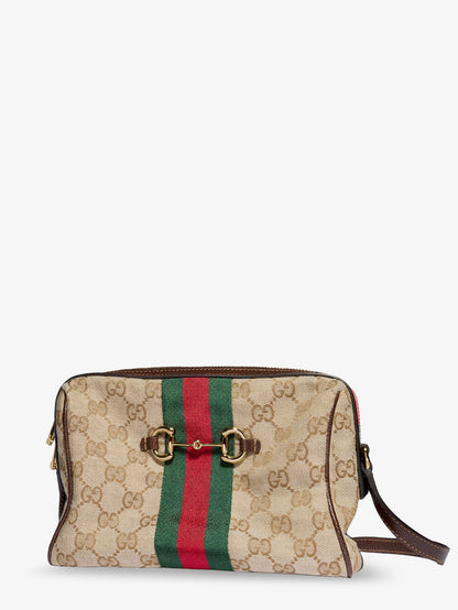 Camera bag GG fabric crossbody bag with metal Horsebit thumbnail