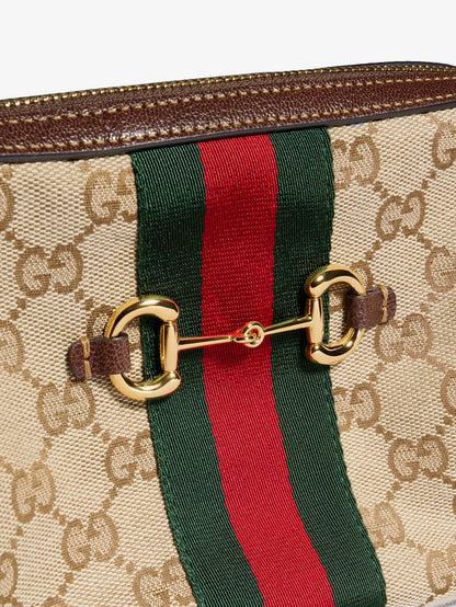 Camera bag GG fabric crossbody bag with metal Horsebit thumbnail