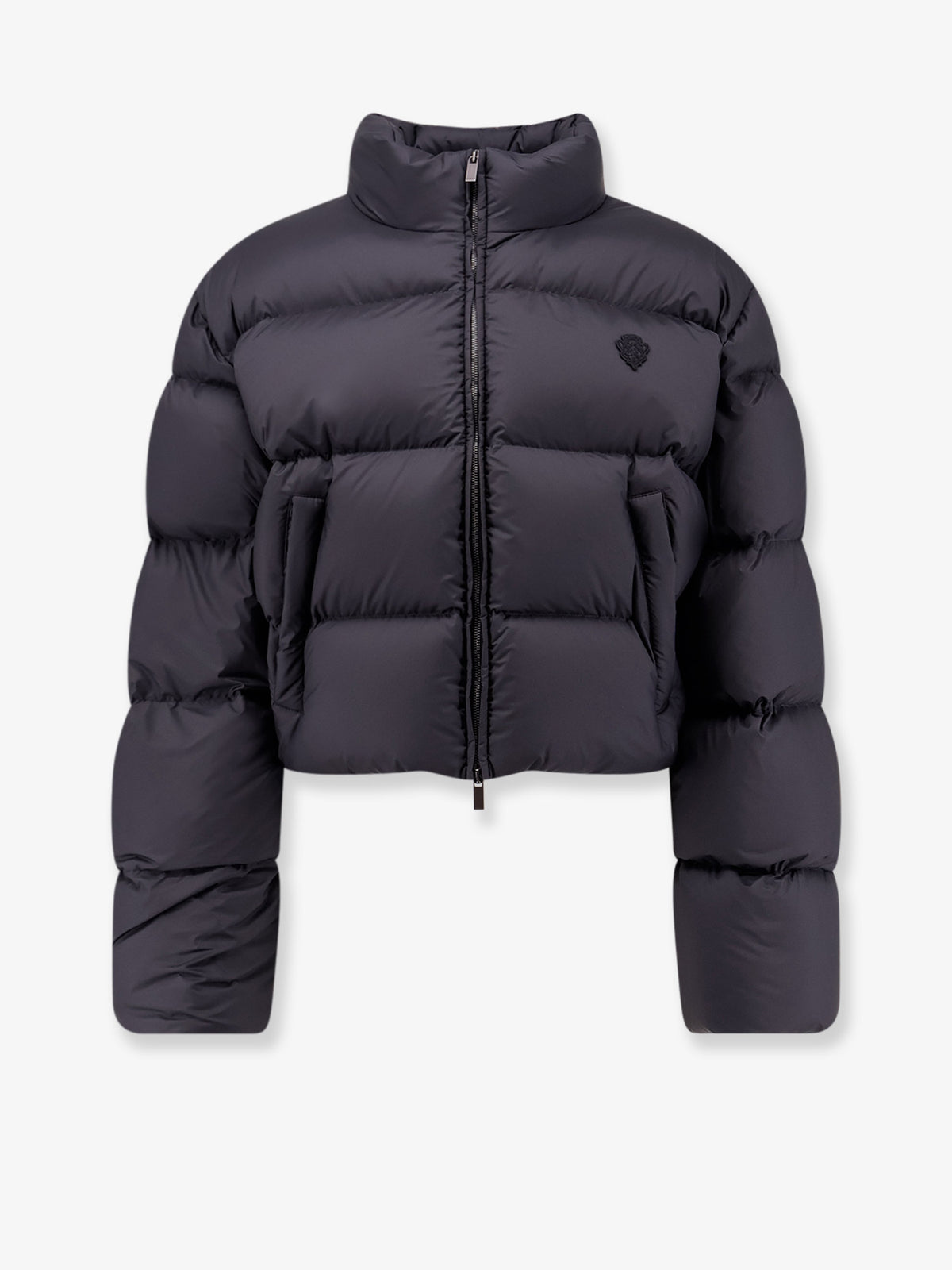 Crop Fit Down Jacket with iconic crest