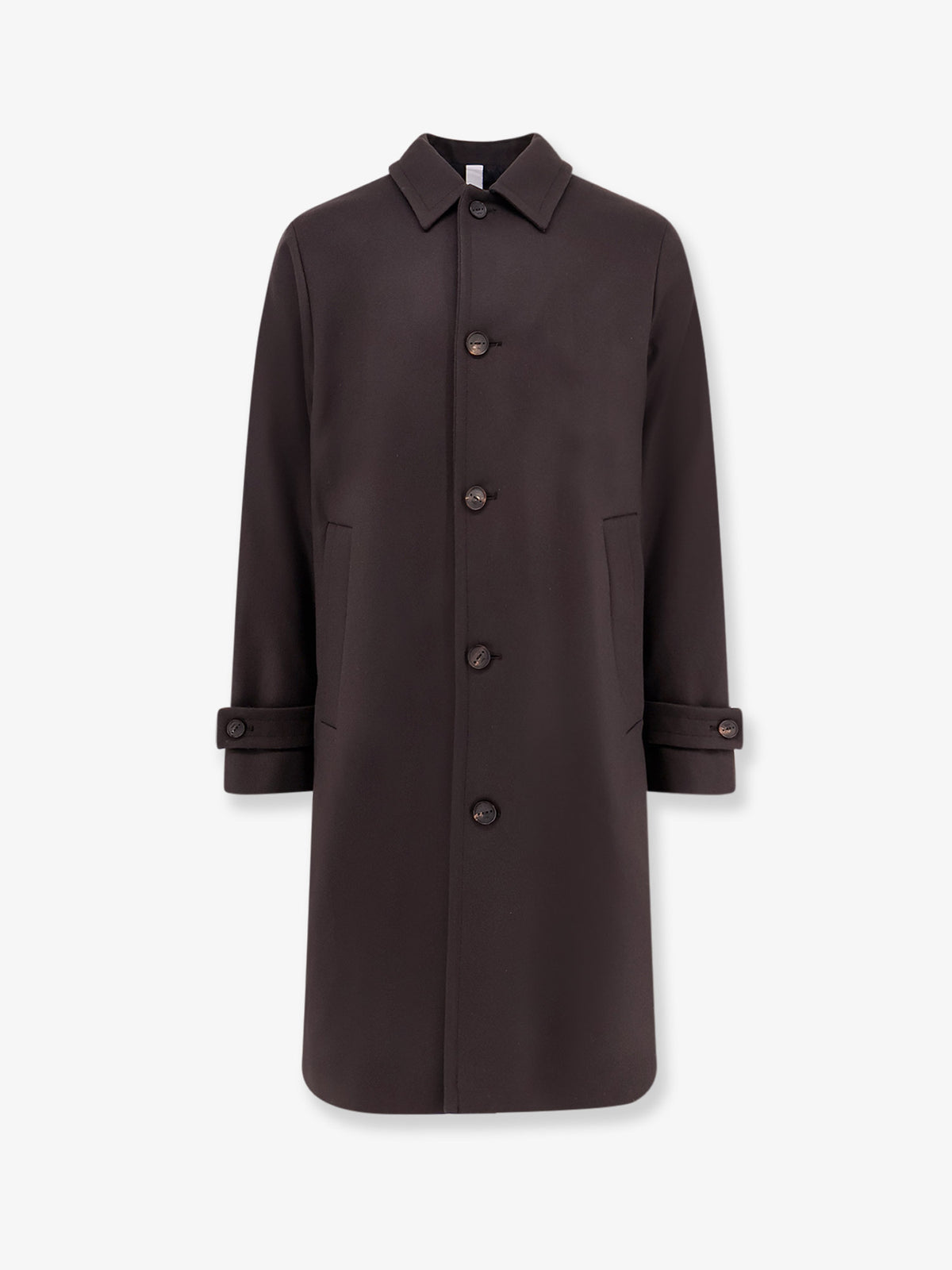 Loconia Single-Breasted wool blend coat