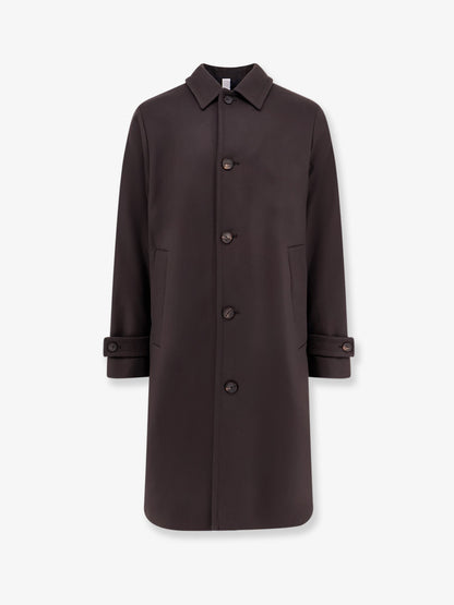 Loconia Single-Breasted wool blend coat thumbnail