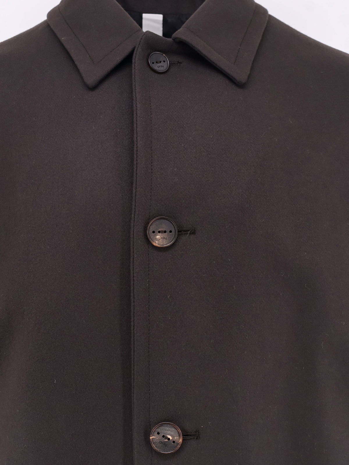 Loconia Single-Breasted wool blend coat