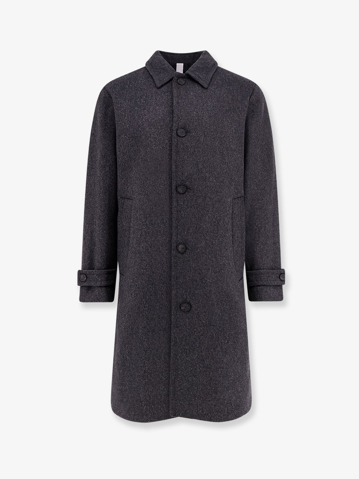 Loconia single-breasted wool blend coat