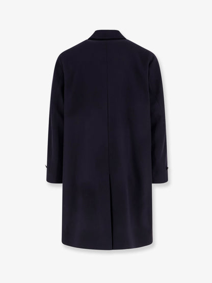 Loconia single-breasted wool blend coat thumbnail