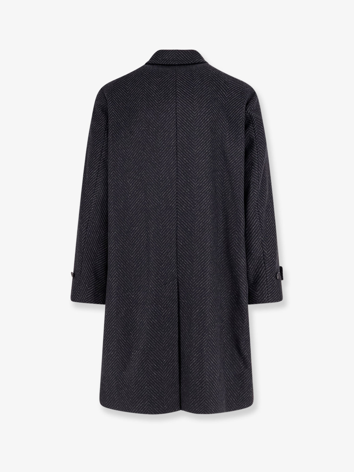 Cappotto Loconia in misto lana con motivo spigato