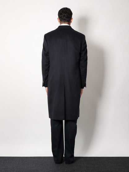 Cashmere coat with satin lining thumbnail