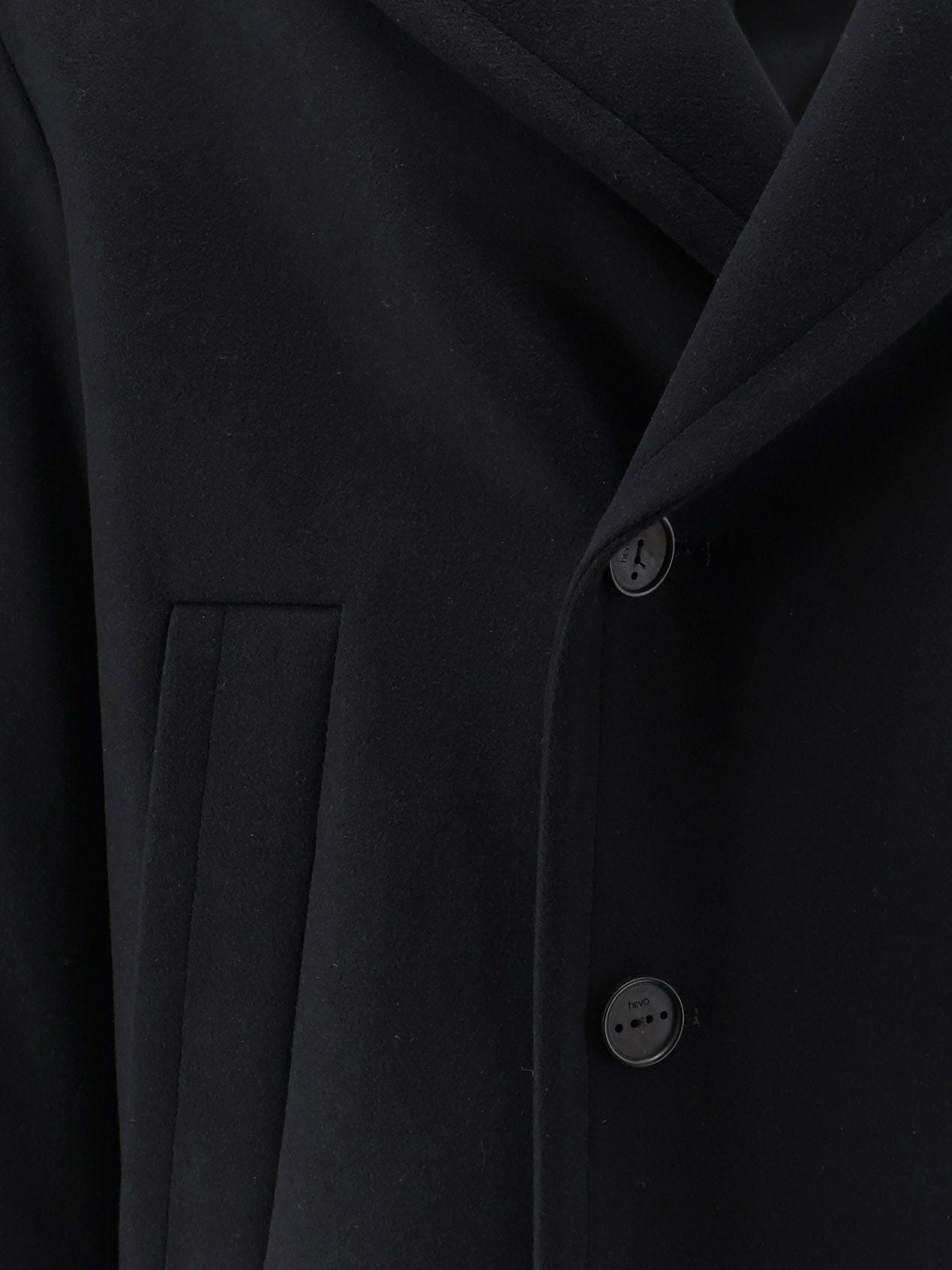 Orno virgin wool blend coat