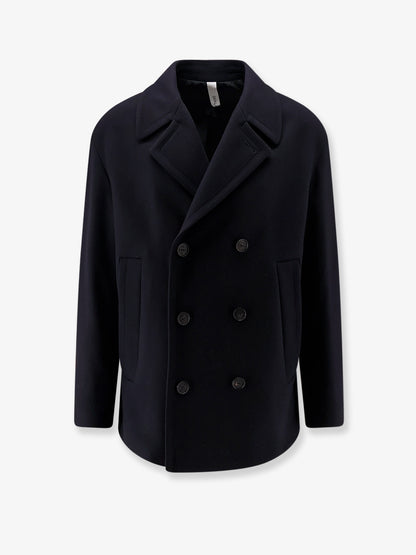 Orno virgin wool blend peacoat thumbnail