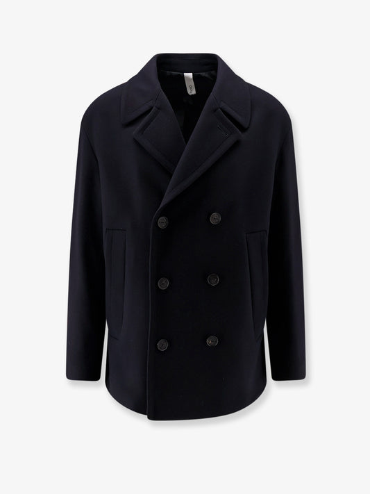 Orno virgin wool blend peacoat