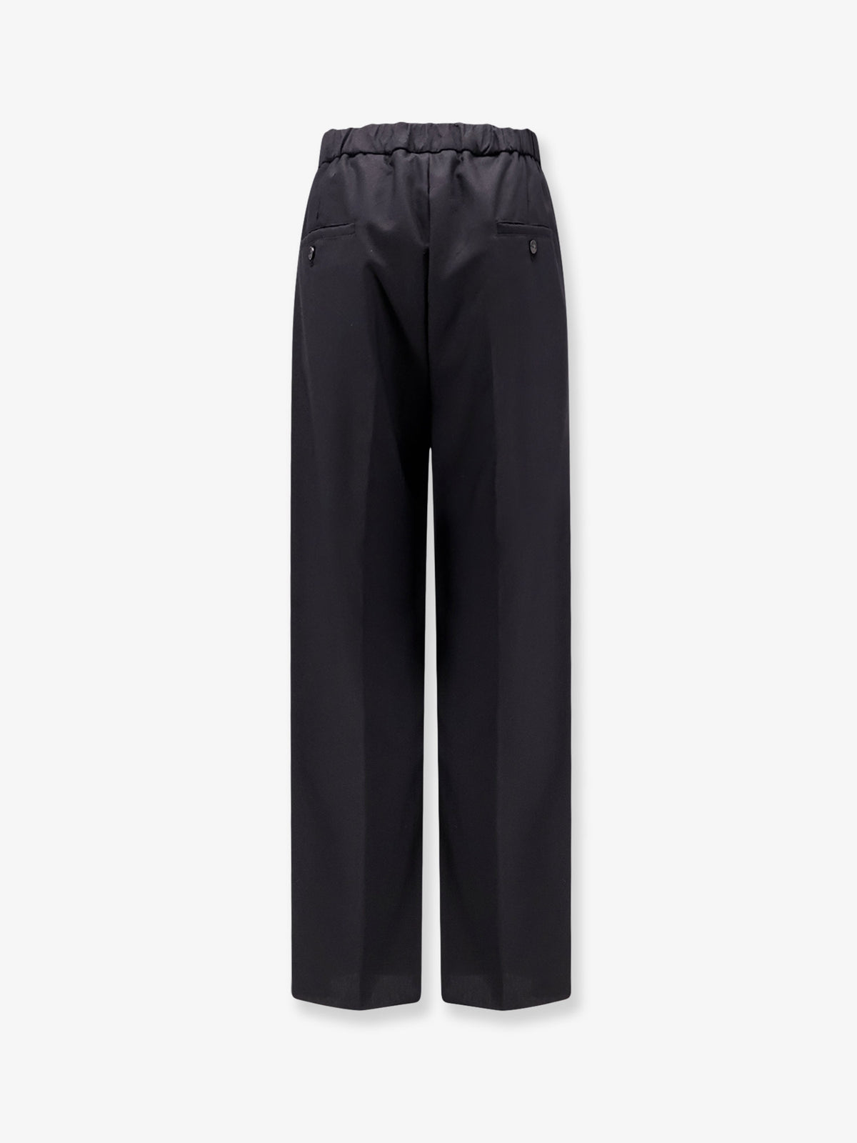 Wool blend trousers
