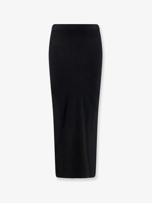 Viscose blend long skirt